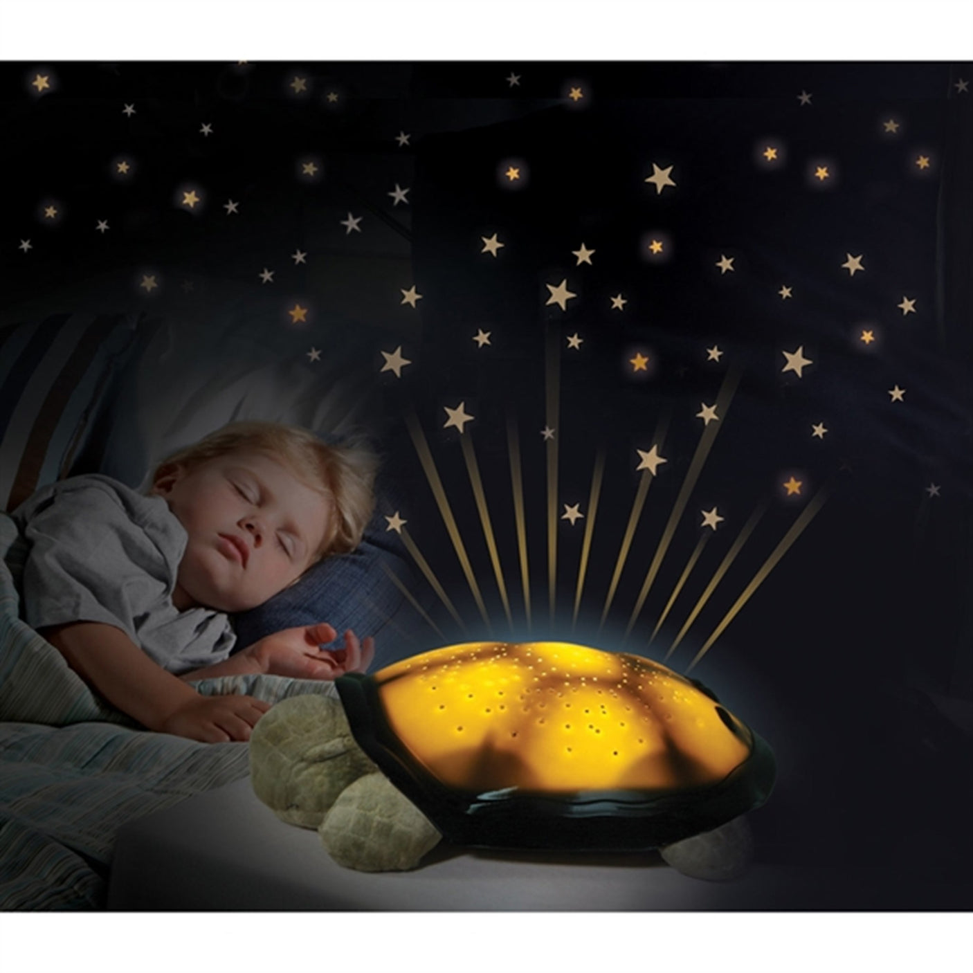 Cloud B Twilight Turtle Night Light Mocha