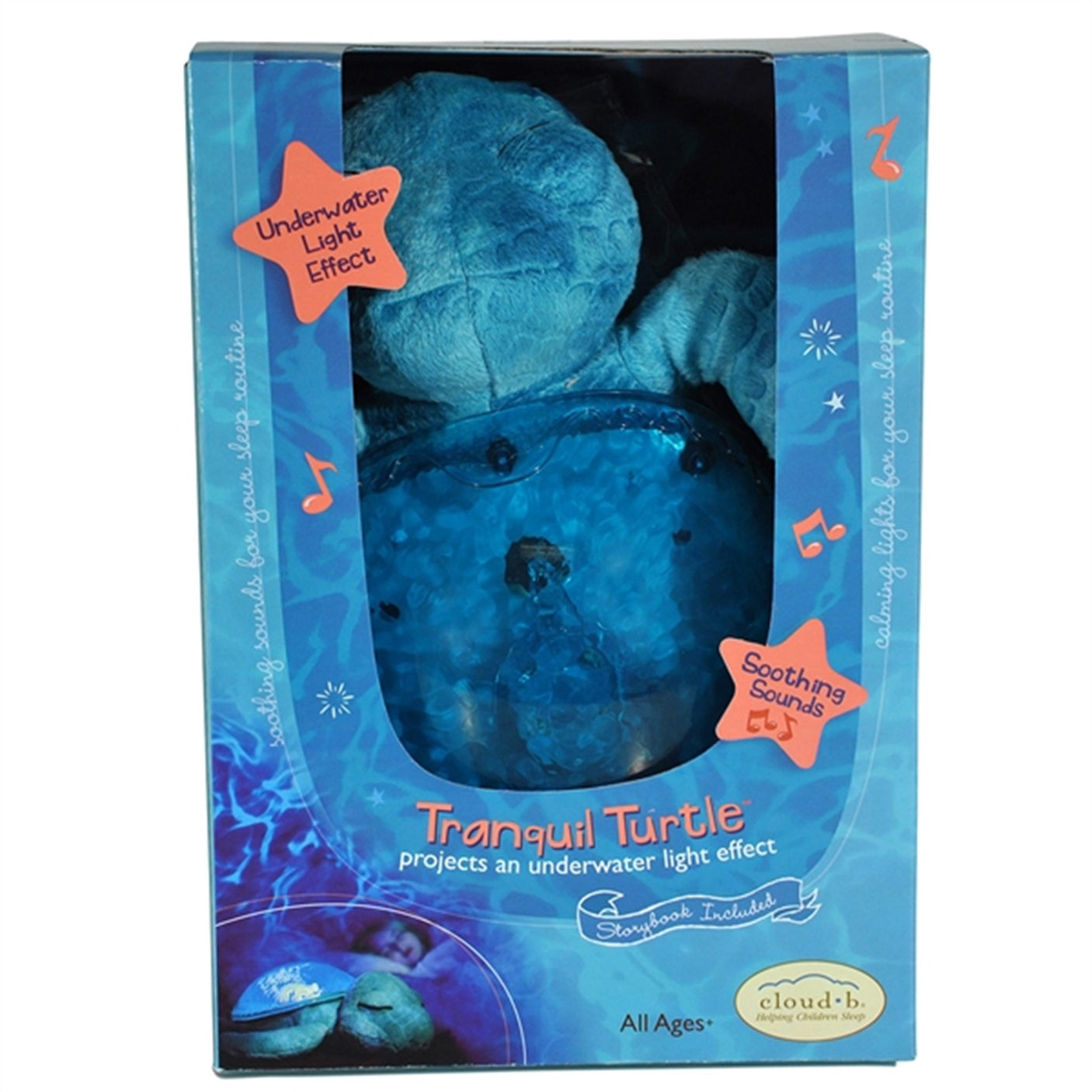 Cloud B Tranquil Turtle Night Light Aqua