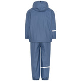 Celavi Rain Set w. Fleece China Blue