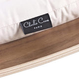 Charlie Crane Levo Baby Rocker Walnut Organic White