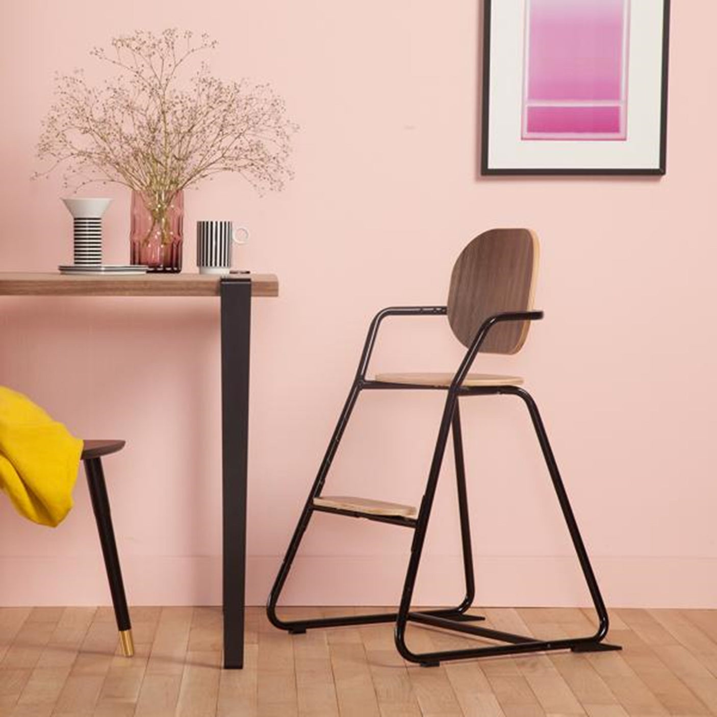 Charlie Crane Tibu High Chair Walnut Black Edition 2