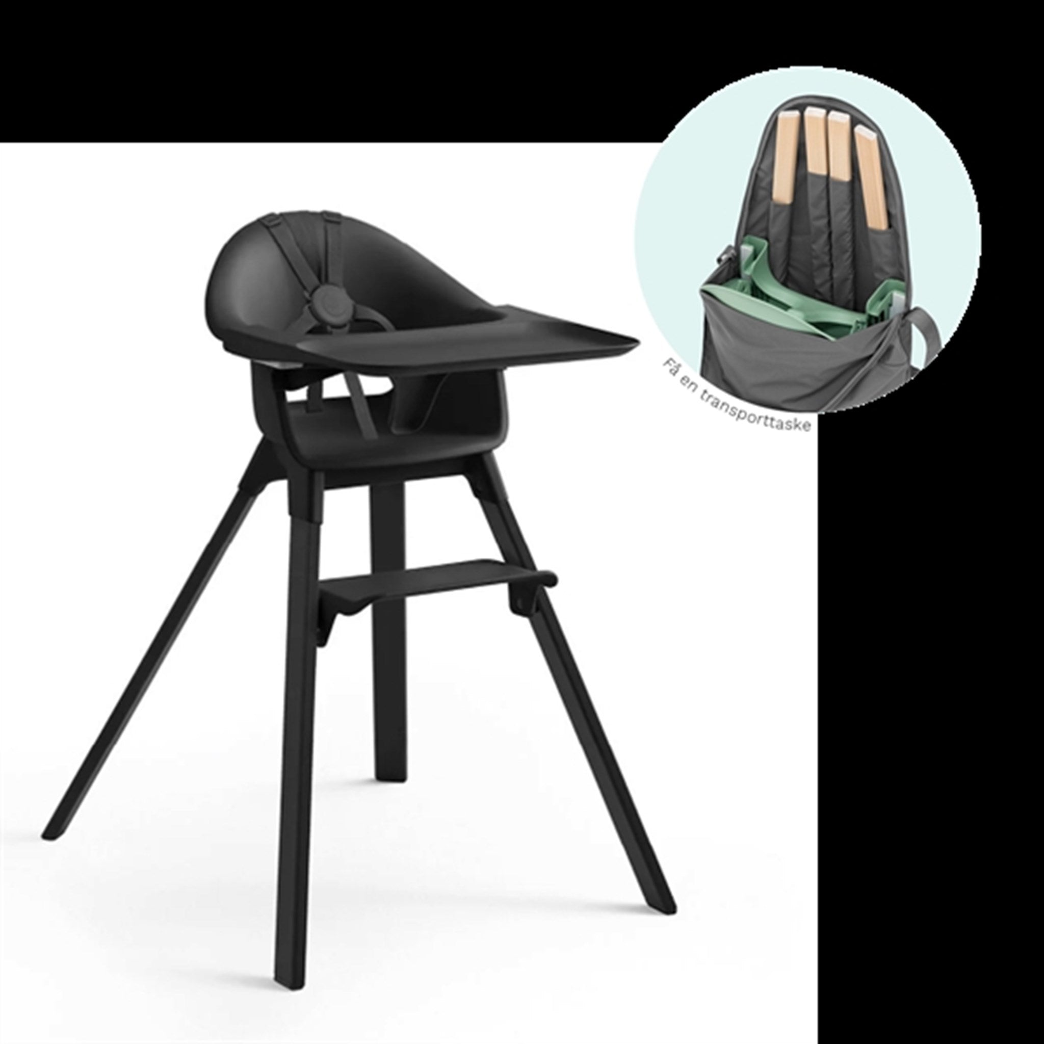 Stokke® Clikk™ High Chair Midnight Black