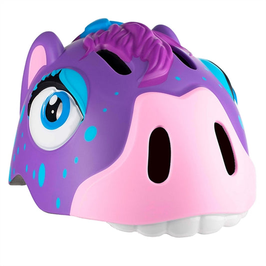 Crazy Safety Horse Bicycle Helmet Purple