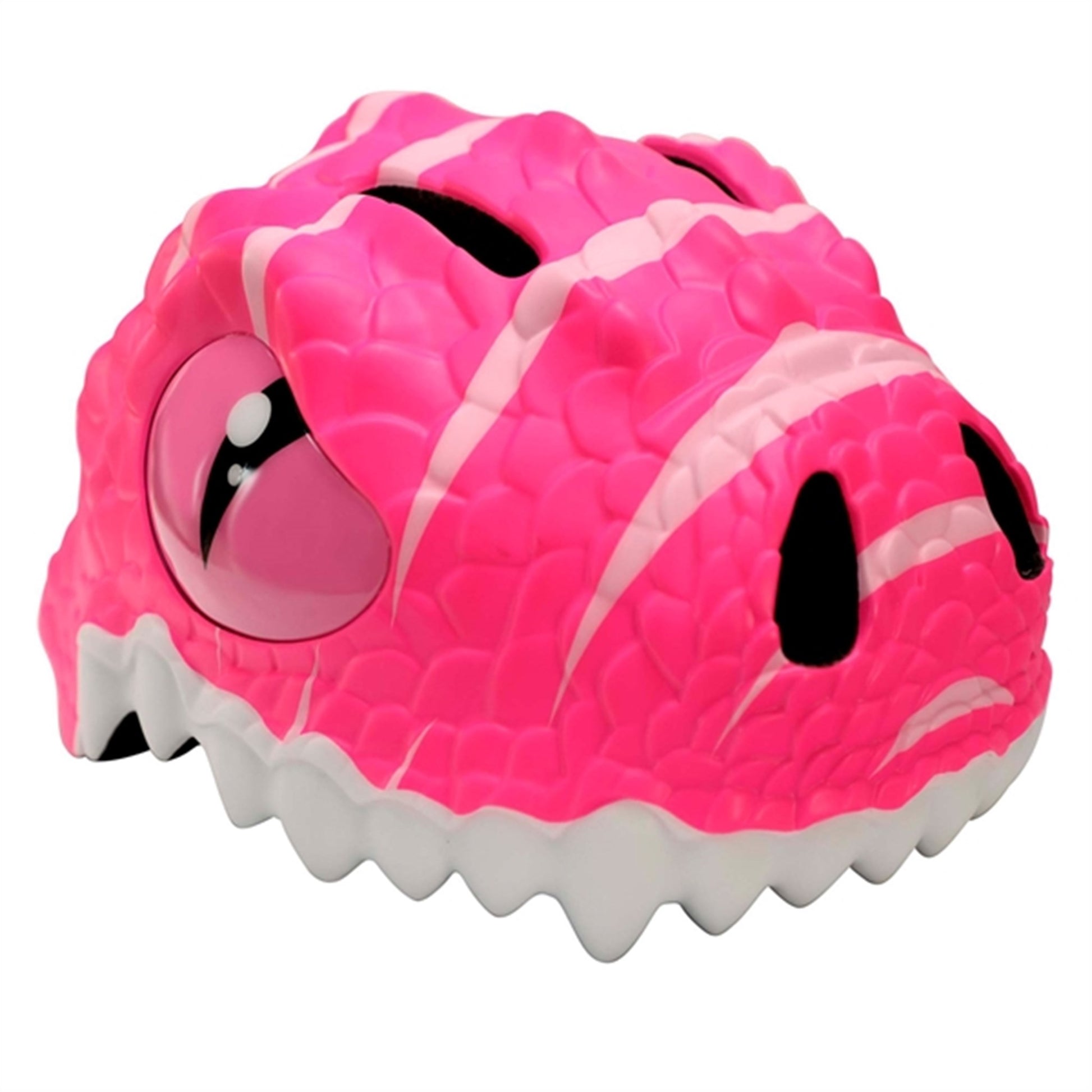 Crazy Safety Dino Bicycle Helmet Pink