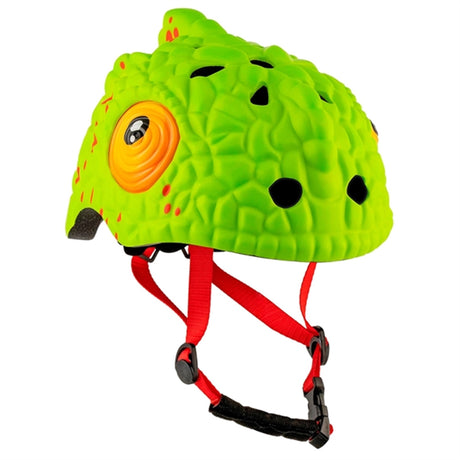 Crazy Safety Chameleon Bicycle Helmet Green