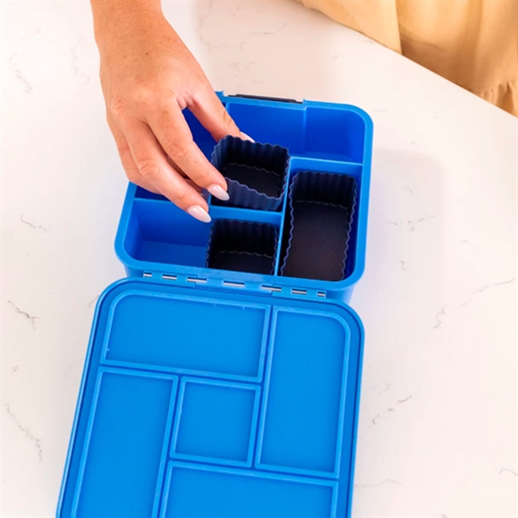 Little Lunch Box Co Bento Silikone Divider Elderberry 2