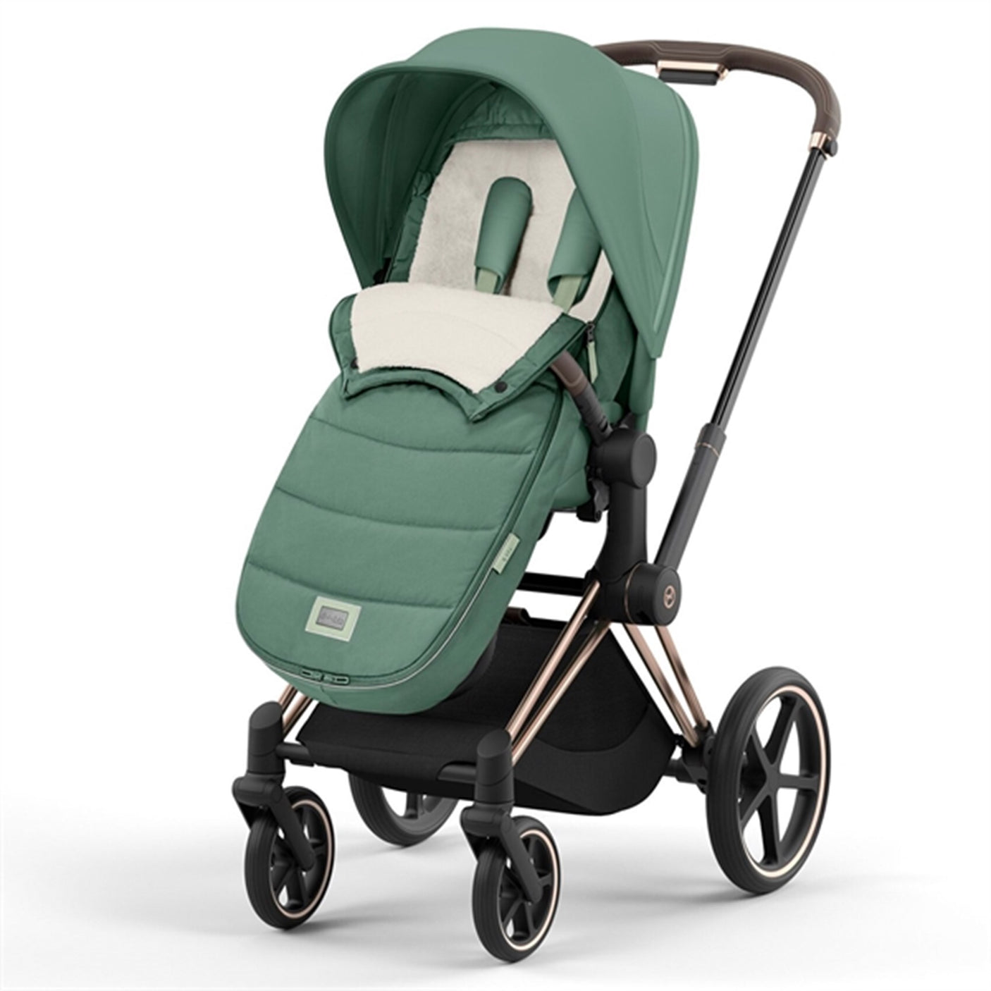 Cybex Platinum Footmuff Leaf Green