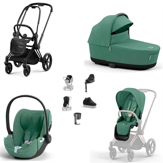 Cybex Bundle Priam Leaf Green +