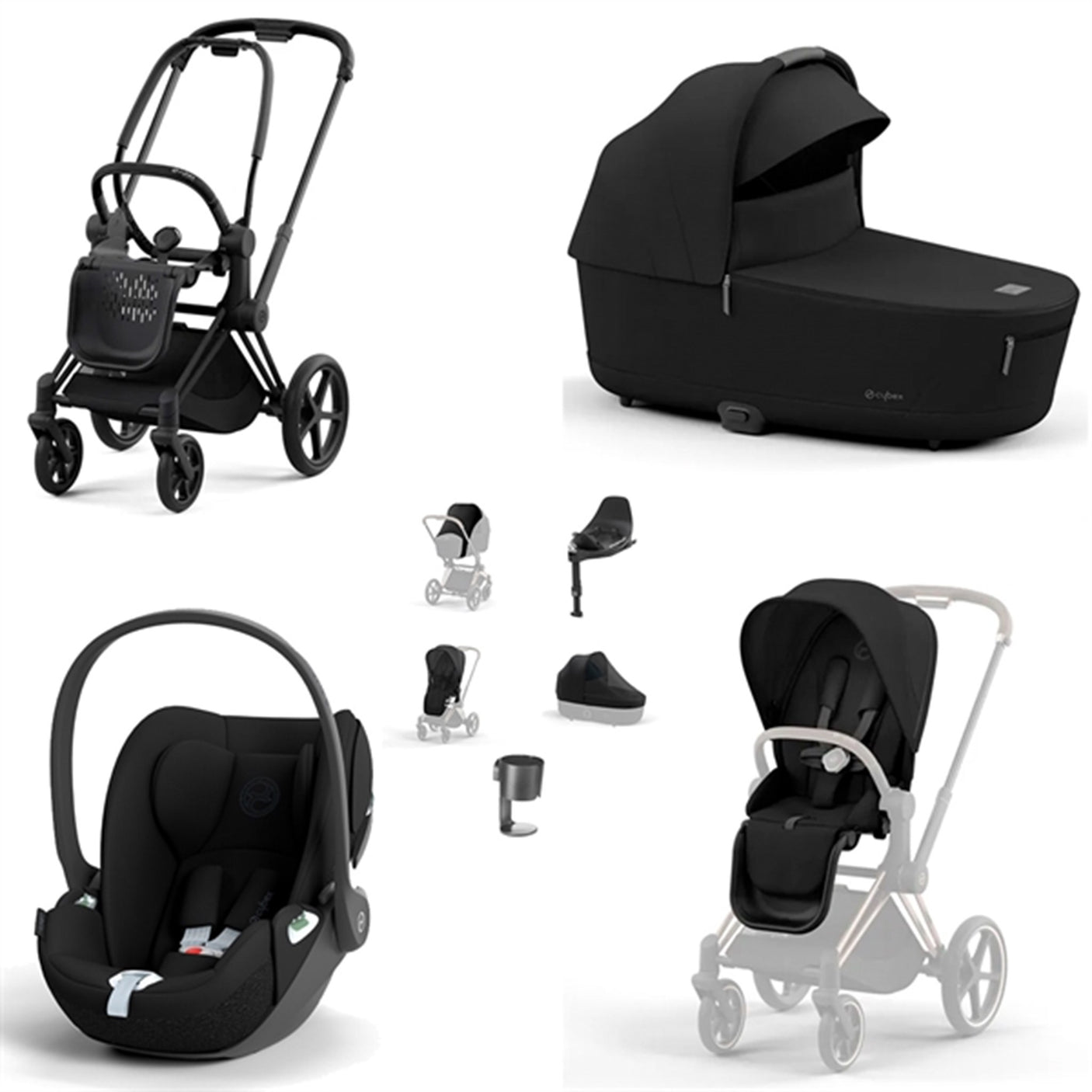 Cybex Bundle Priam Sepia Black