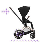 Cybex ePRIAM Frame incl. Seat Hardpart Chrome Black