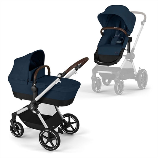 Cybex Eos Lux Ocean Blue 2-in-1 Stroller