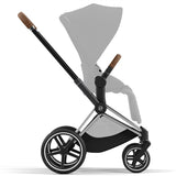 Cybex PRIAM Frame incl. Seat Hardpart Chrome Brown