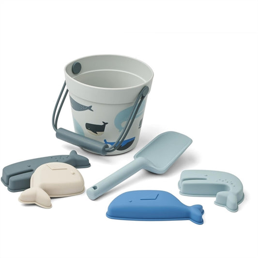 Liewood Dante Beach Set Cloud Blue