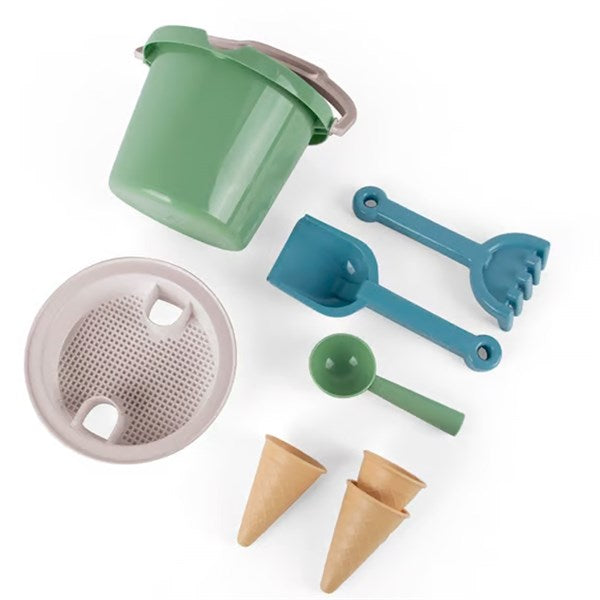 Dantoy Tiny Bio Based Ice Bucket Set Green In Net H 24,5Cm Mixed colours