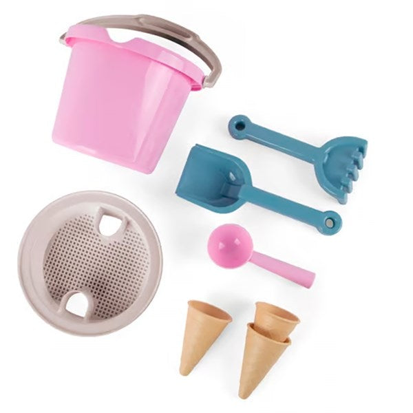 Dantoy Tiny Bio Based Bucket Ice Set Pink In Net Mixed colours