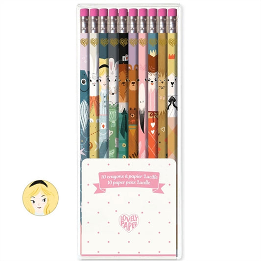 Djeco Lovely Paper 10 Pencils Lucille