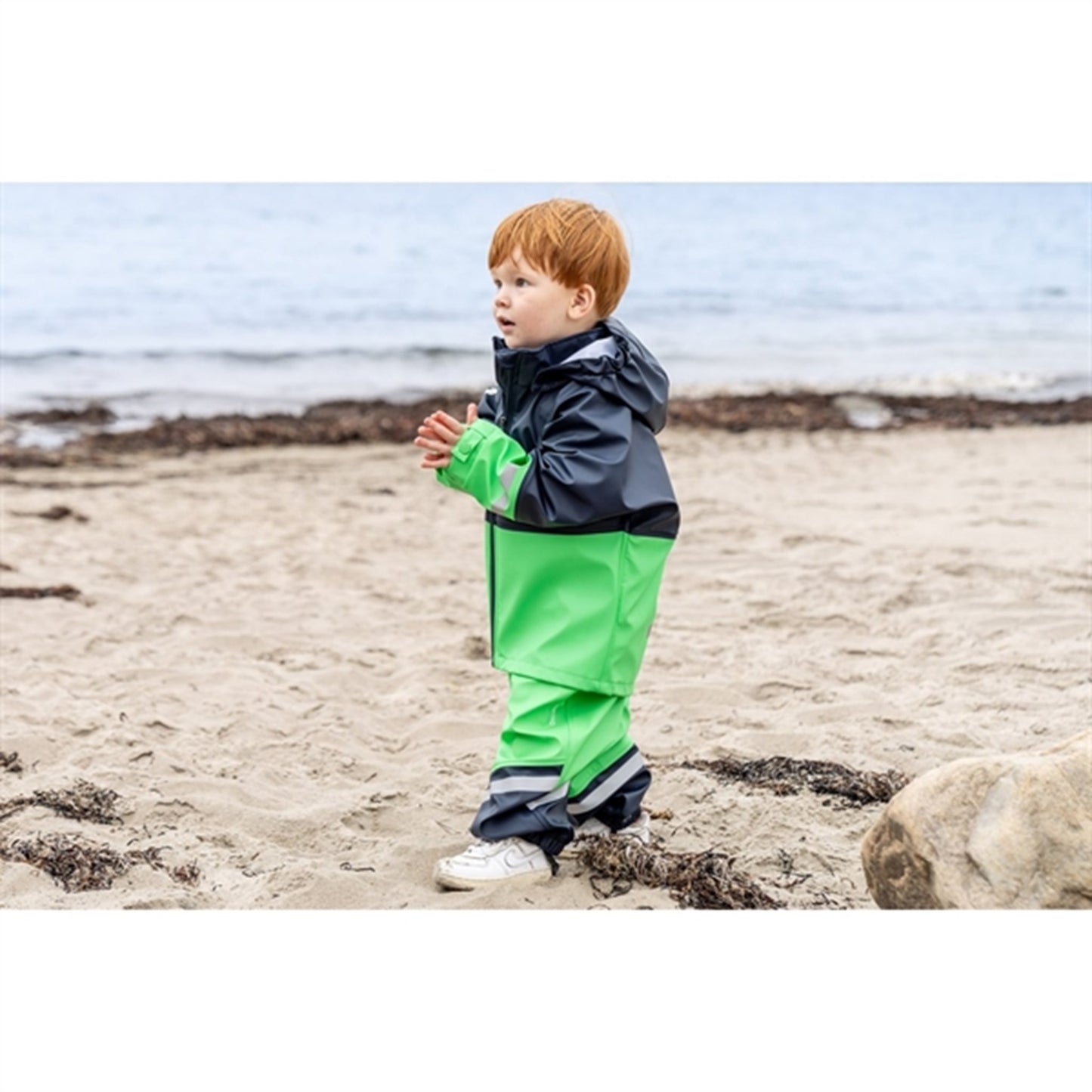 Didriksons Navy Waterman Kids Rainwear