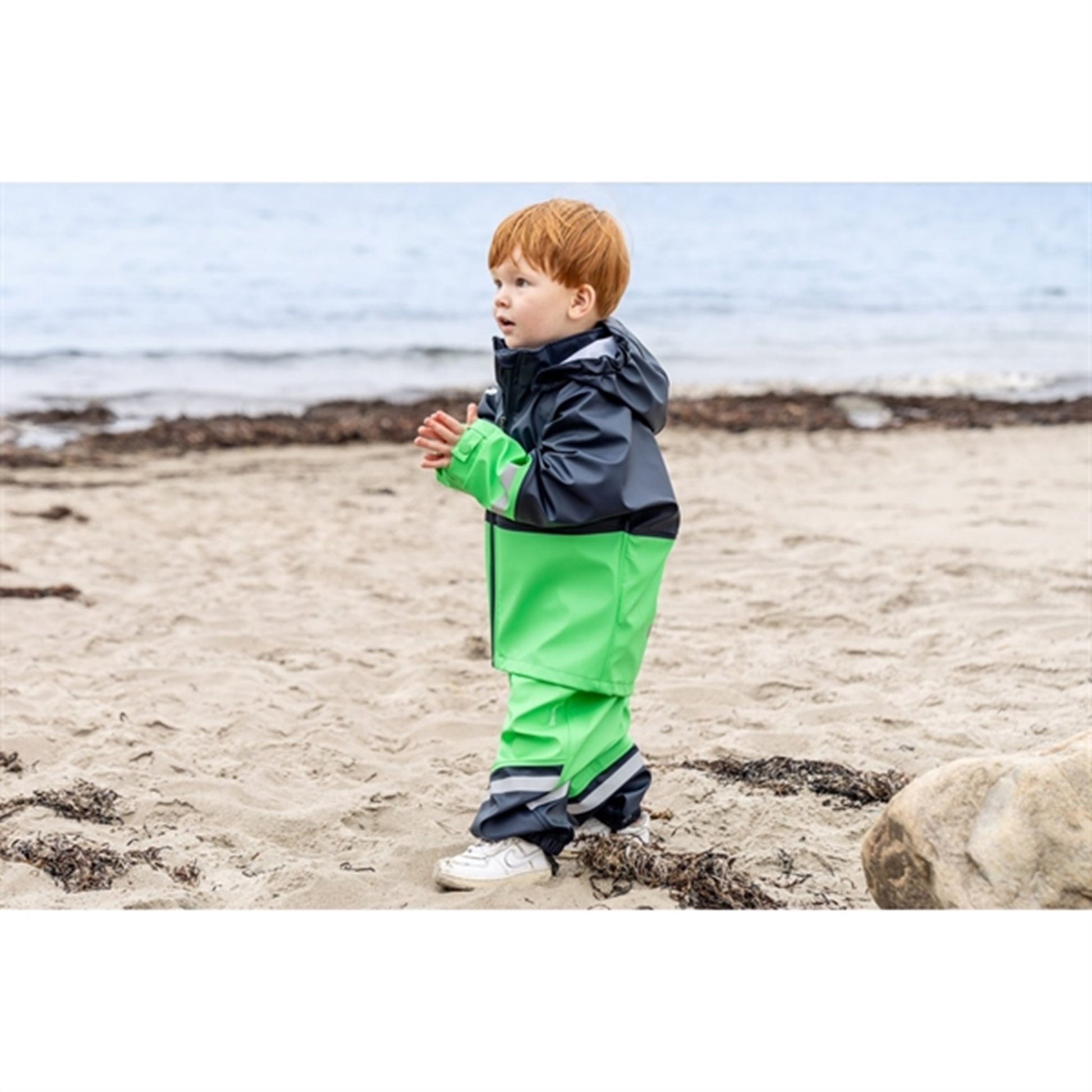 Didriksons Navy Waterman Kids Rainwear