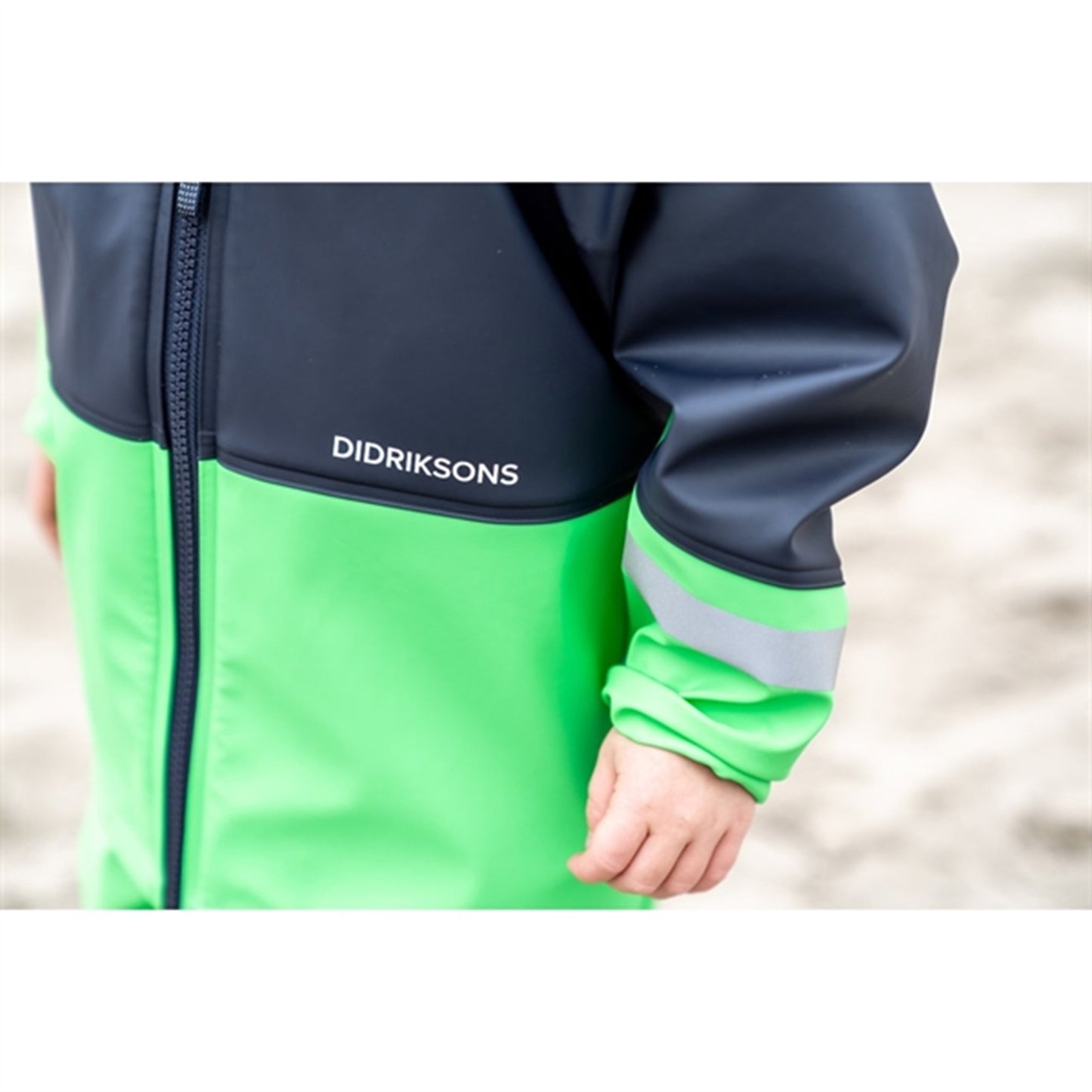 Didriksons Navy Waterman Kids Rainwear