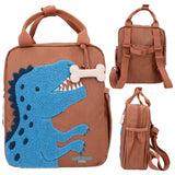 Dino World Backpack Brown Dino Mini