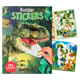 Dino World Number Sticker