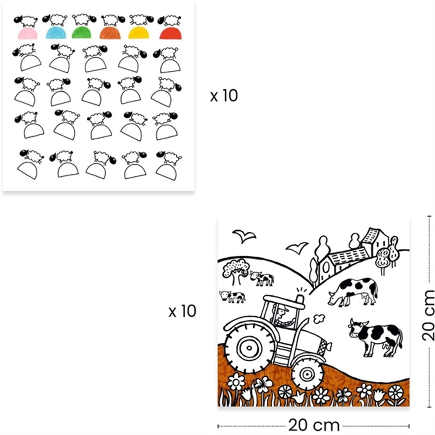 Djeco Draw-A-Drawing The Farm