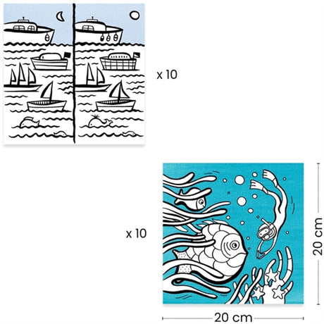 Djeco Dra-A-Drawing Box Under the Sea