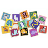 Djeco Wood Memo Wild Animals