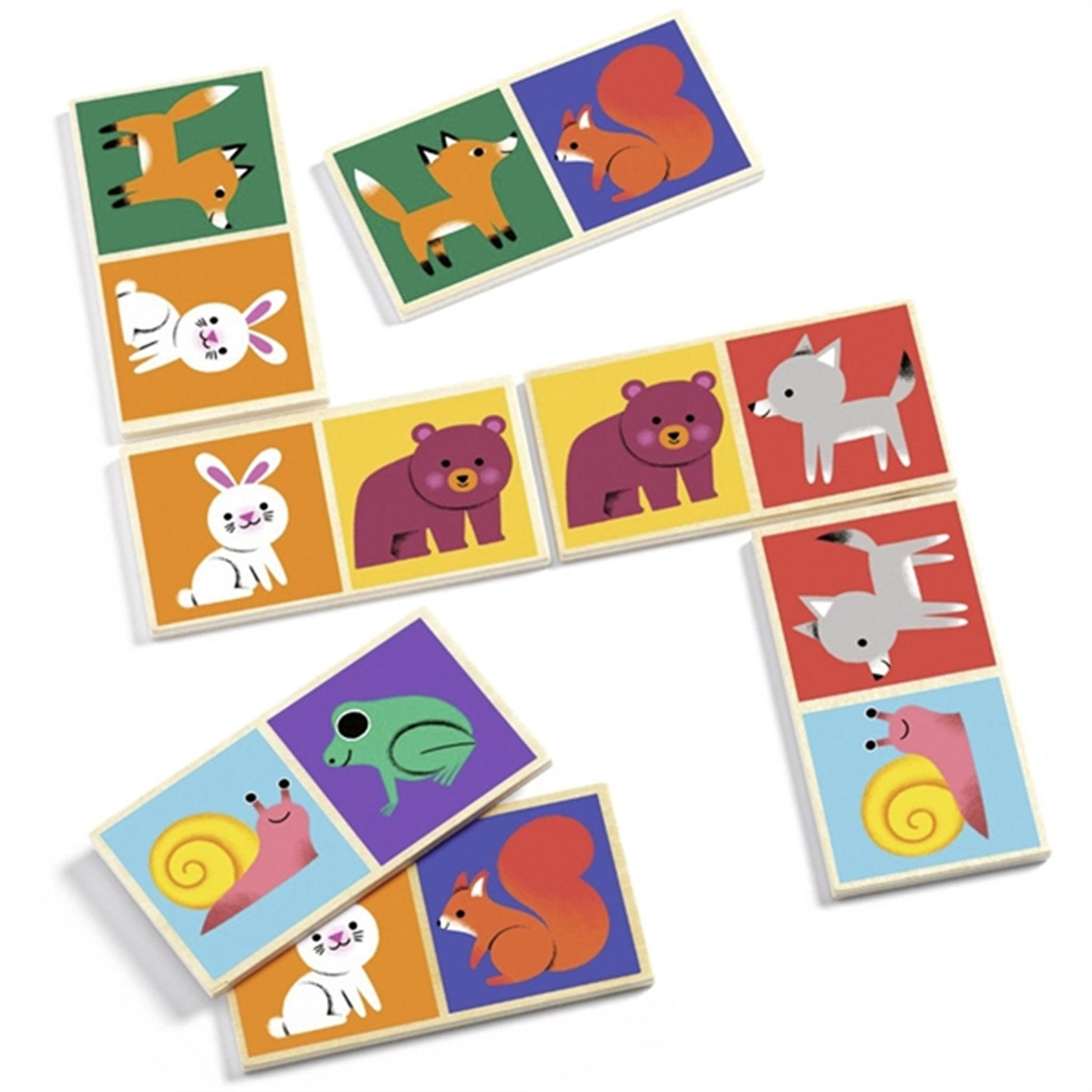 Djeco Domino Sweet Animals