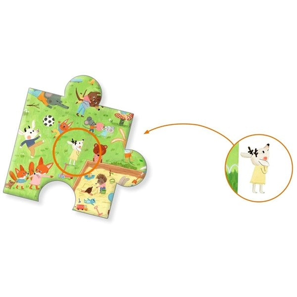 Djeco Observation Puzzle Littlefirend's Garden