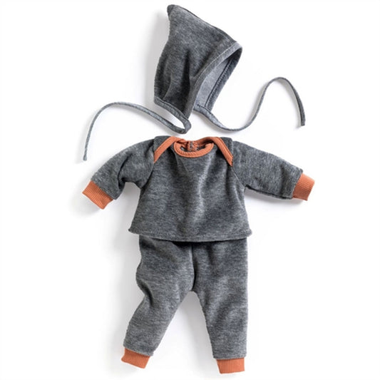 Djeco Pomea Doll Clothes Set Gray