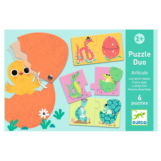 Djeco Learning Game Funny Eggs