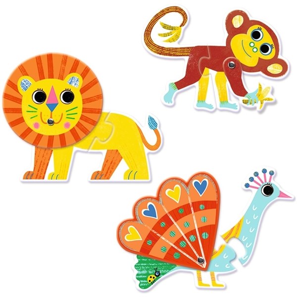 Djeco Puzzle Duo Animals