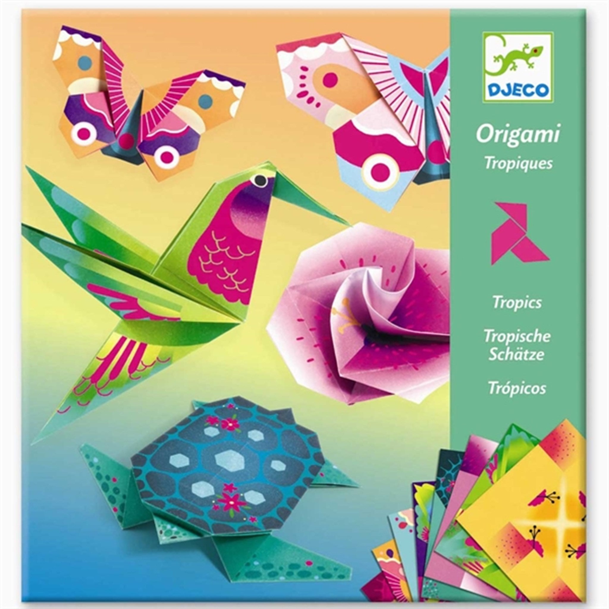 探索创意，用Djeco Origami Tropics打造热带世界