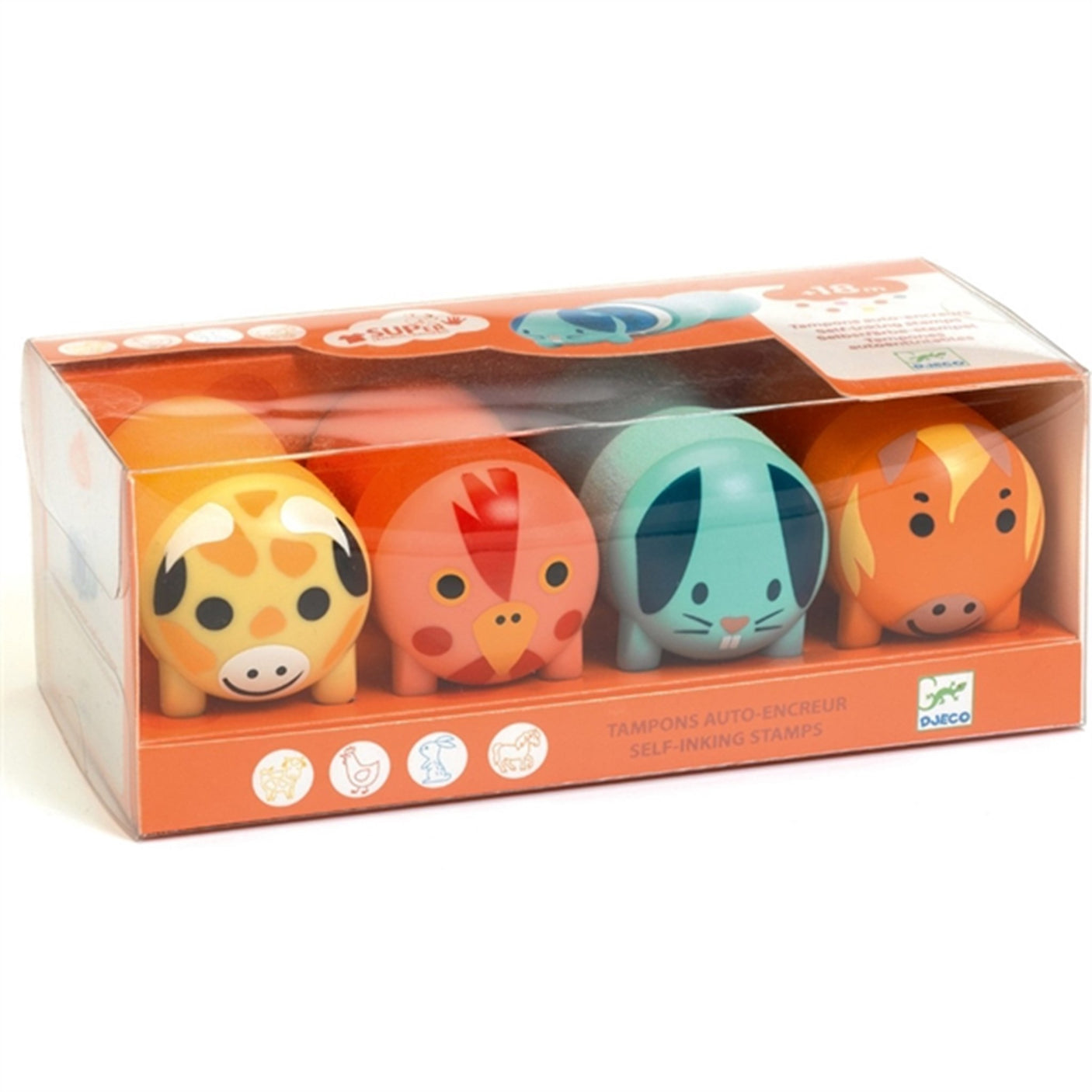 Djeco Creative Stamps Farm Animals