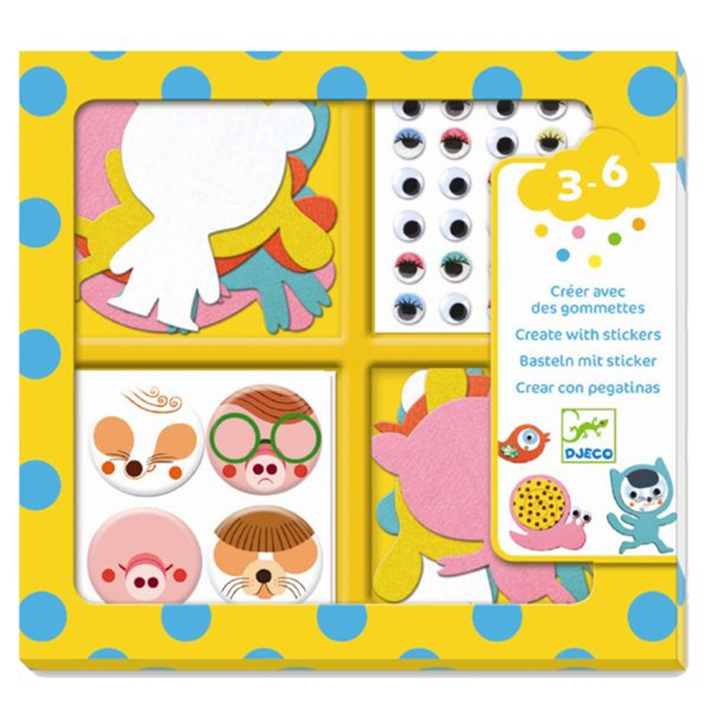 Djeco Stickers Animals