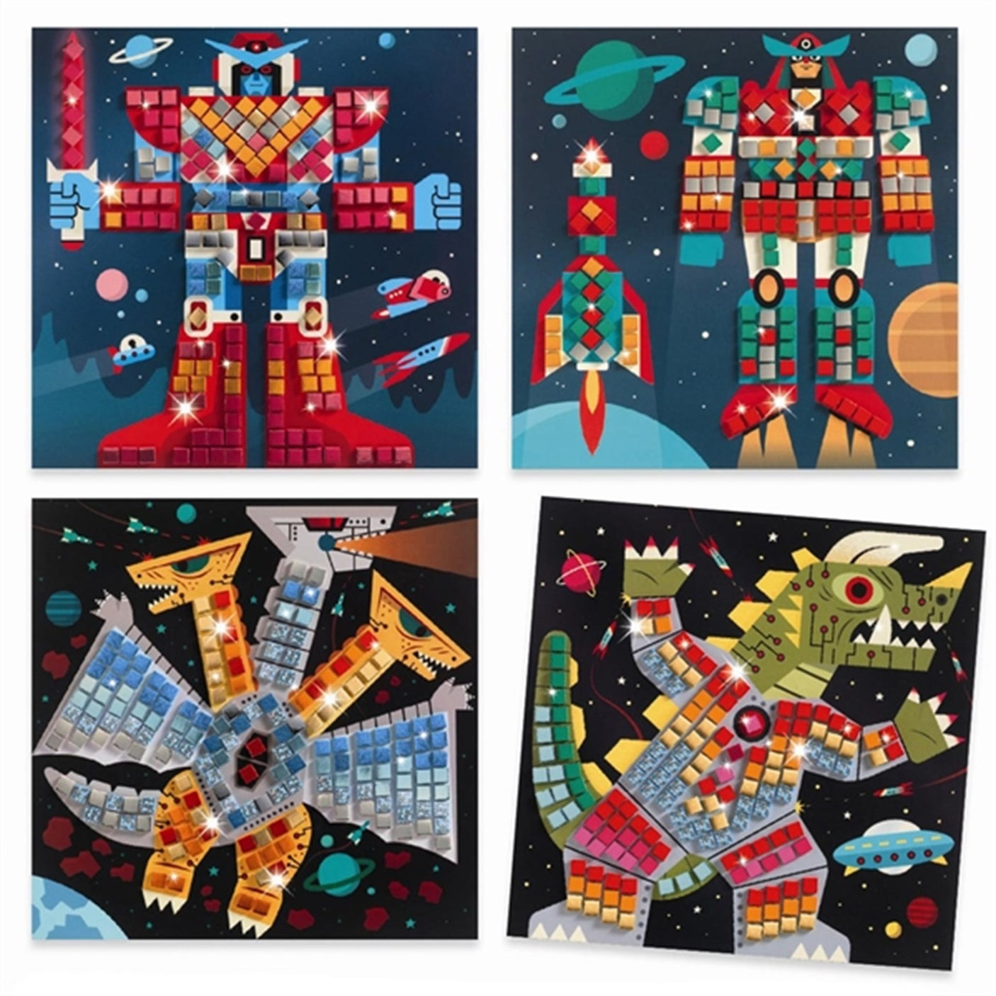 Djeco Mosaic Sets Space Battle