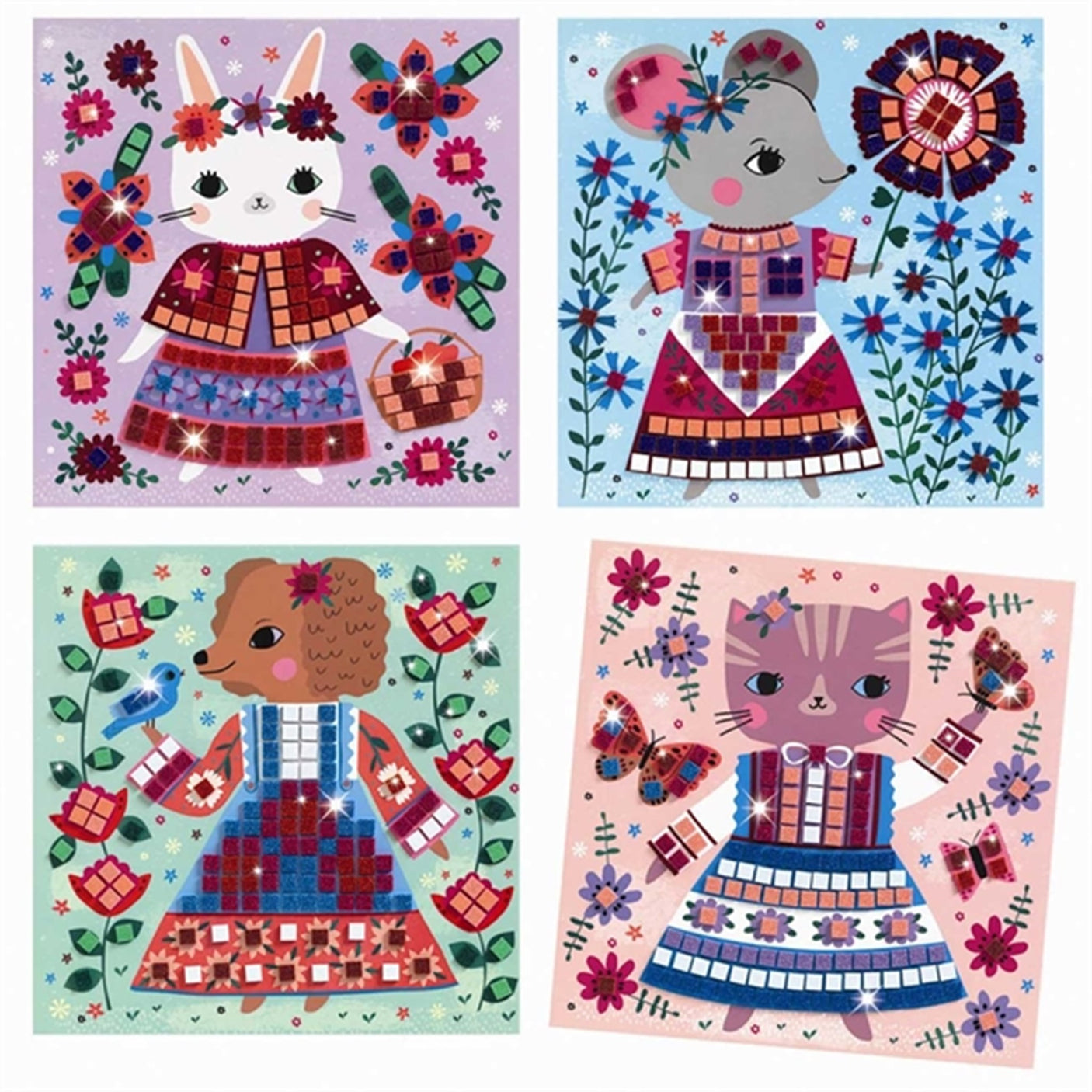 Djeco Mosaic Sets Lovely Pets