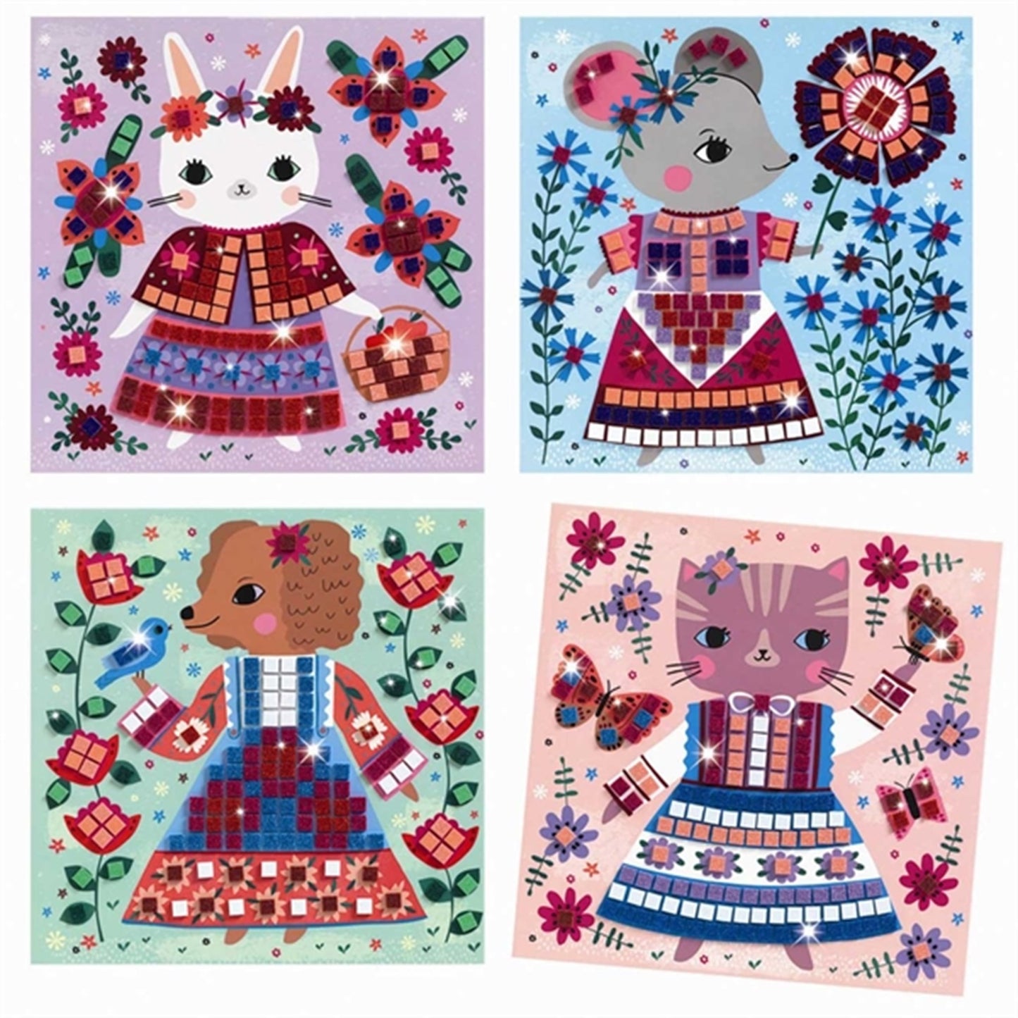 Djeco Mosaic Sets Lovely Pets