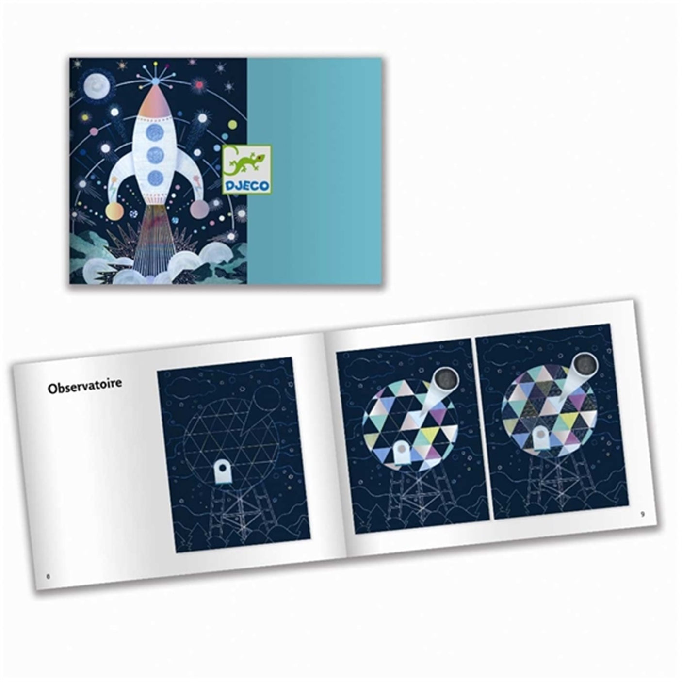 Djeco Scratch Card - Space