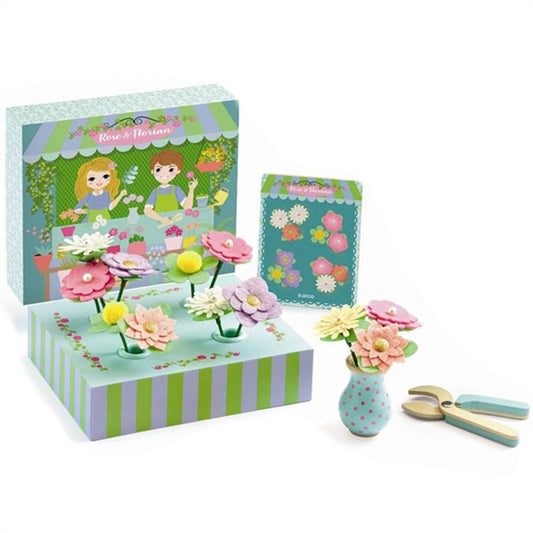 Djeco Role Play Rose And Florian Create Bouquets