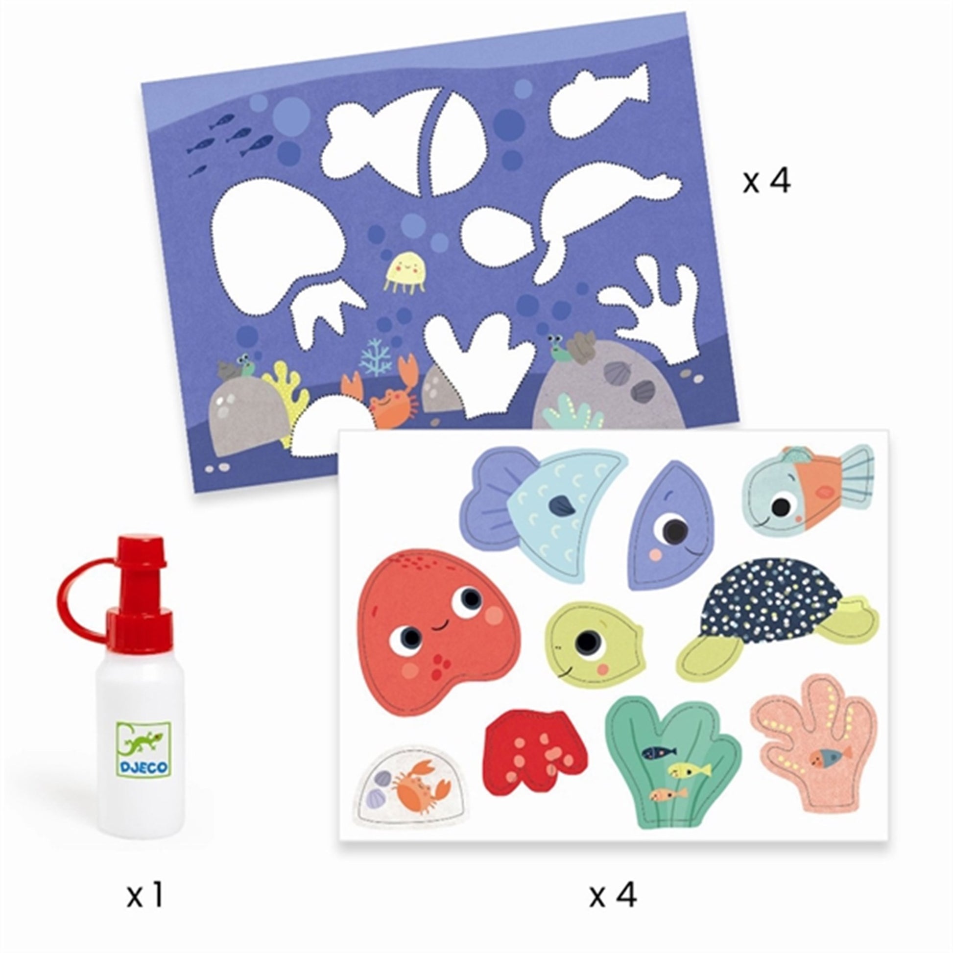 Djeco Collage Scene Animals