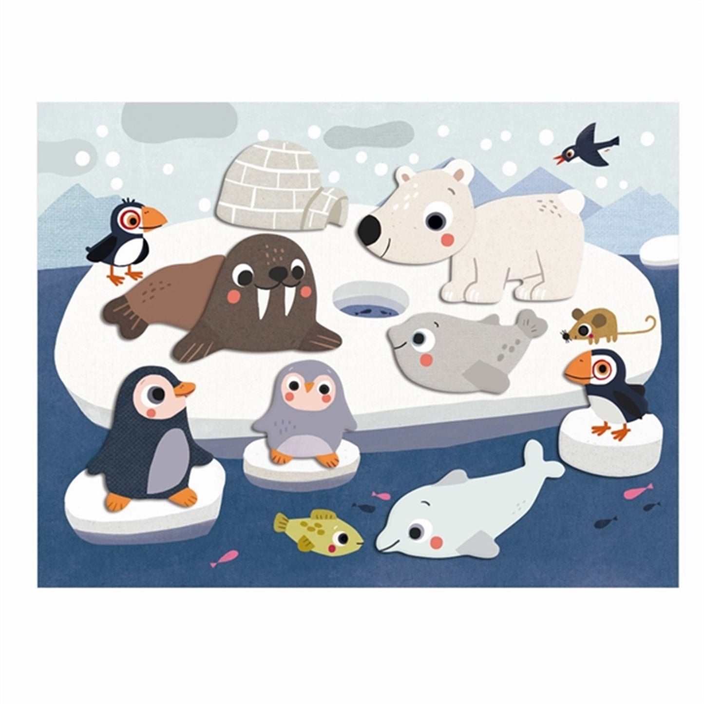 Djeco Collage Scene Animals