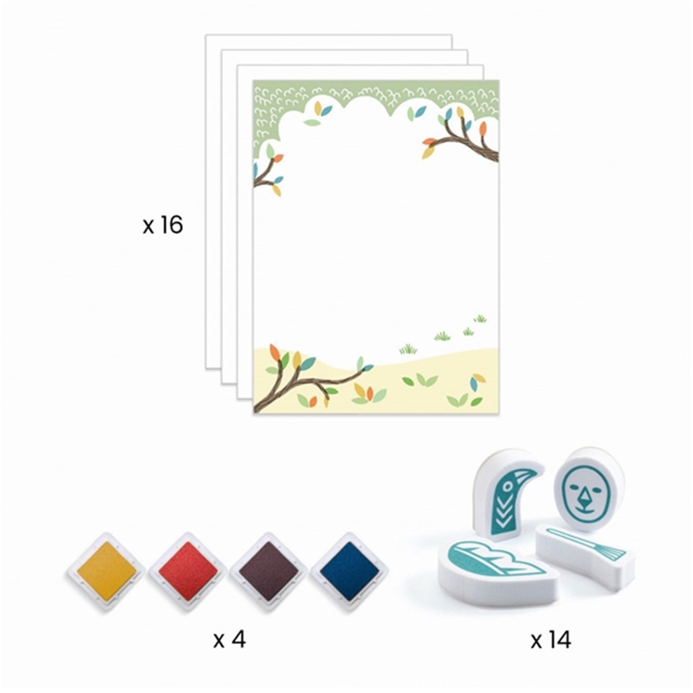 Djeco Creative Stamps Animals