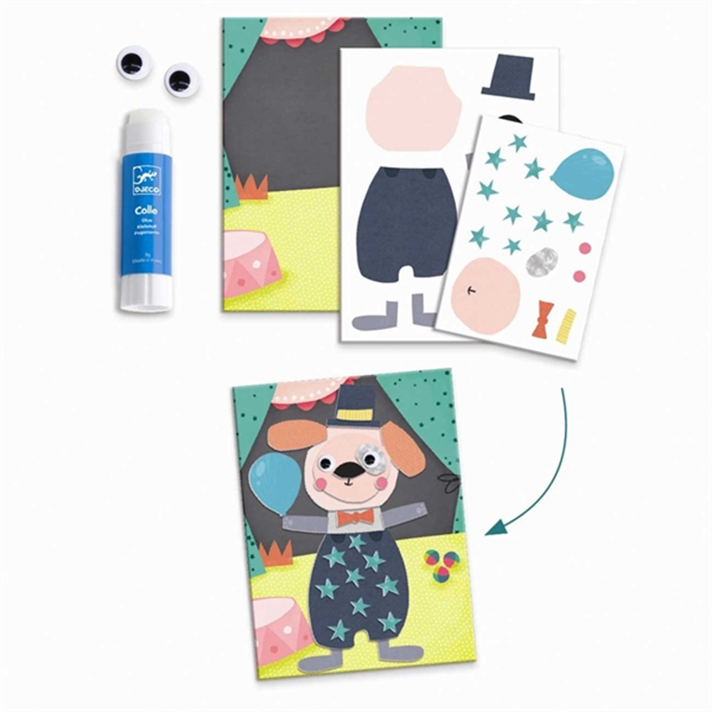 Djeco Creative box - Animals and Their Home