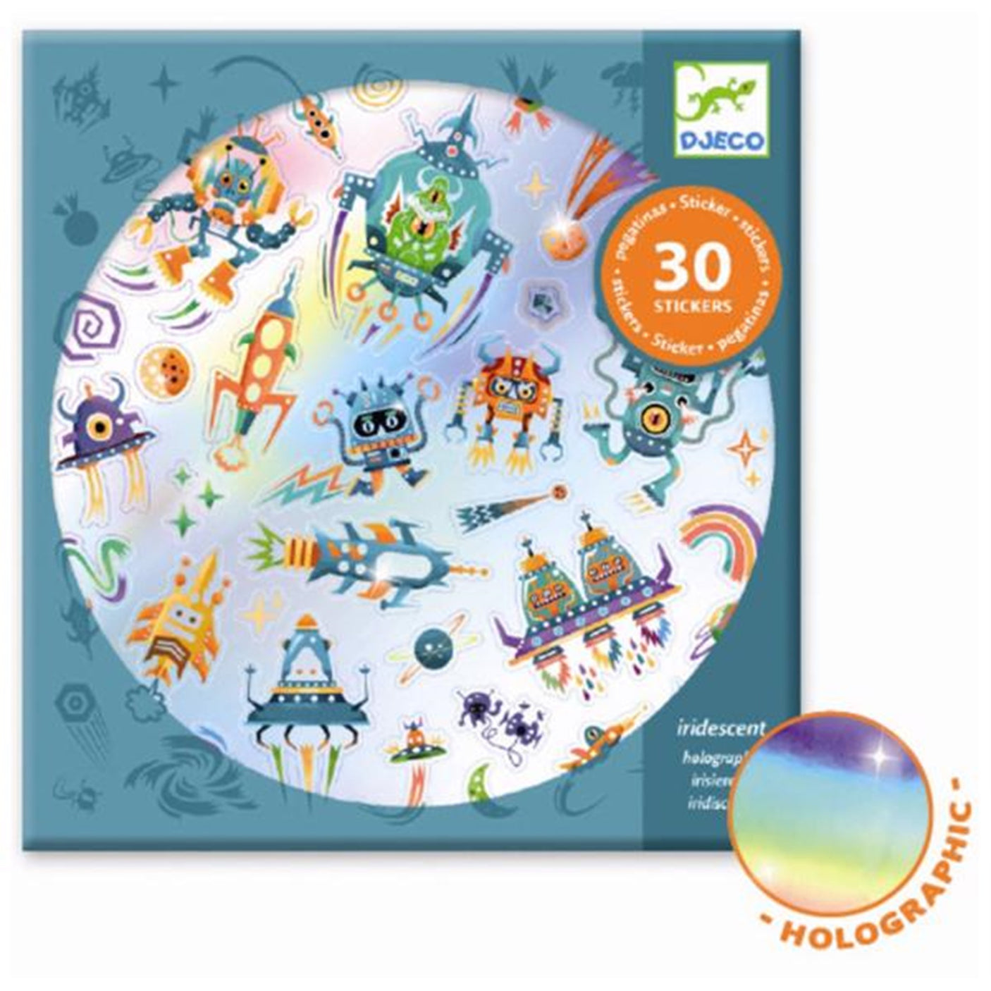 Djeco Stickers Holopragic Intergalactic