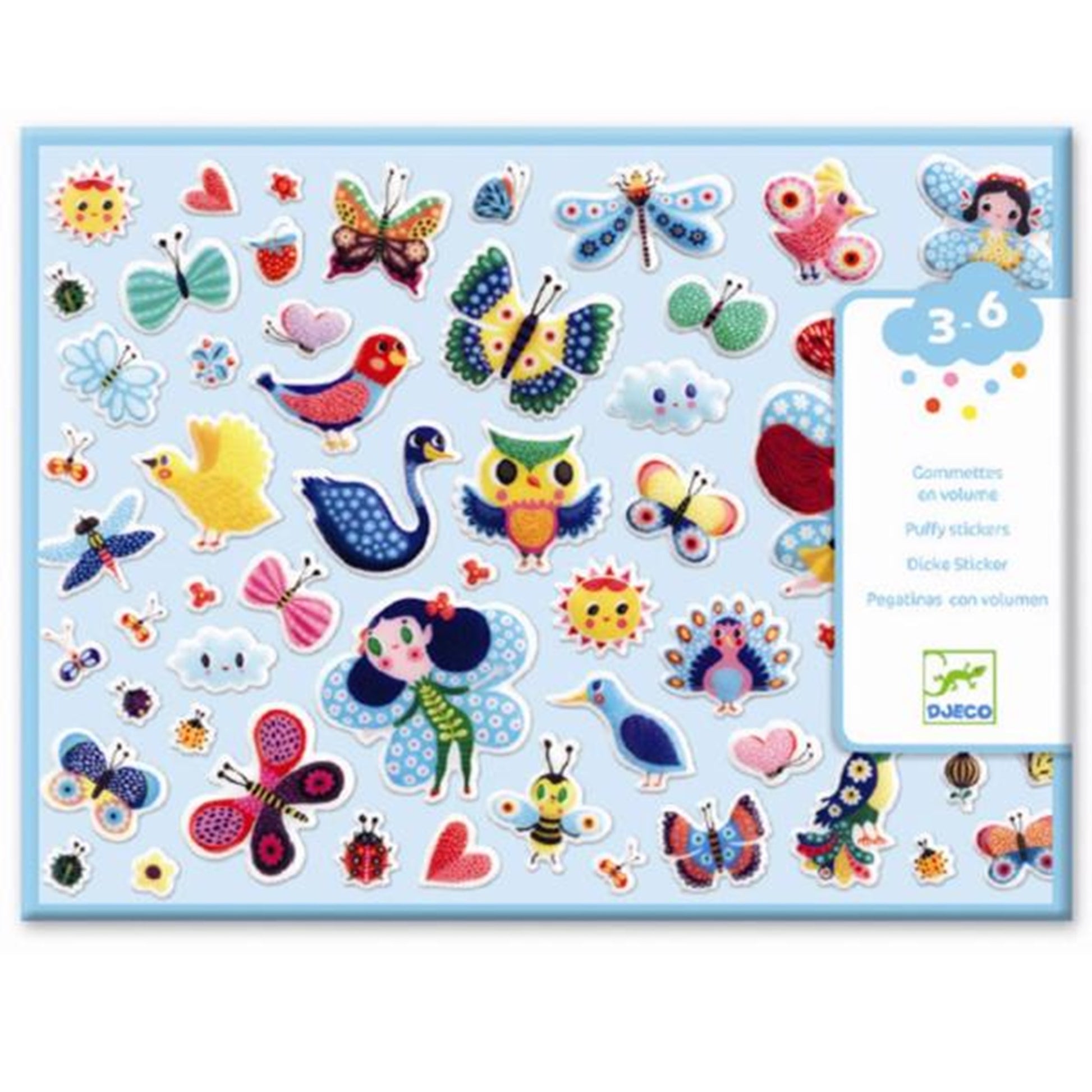 Djeco Stickers Puffy My Little Wings