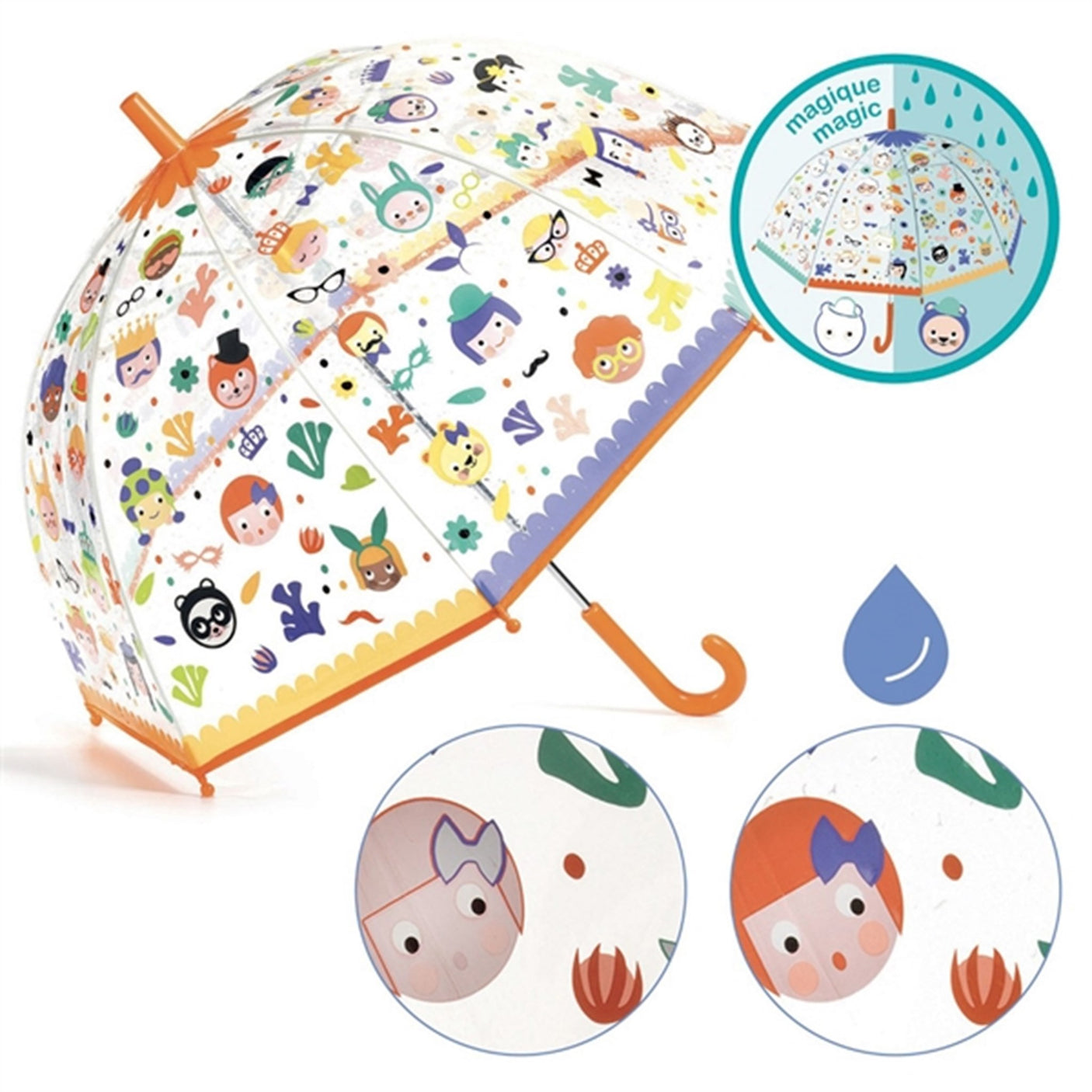 Djeco Umbrella Magic Faces