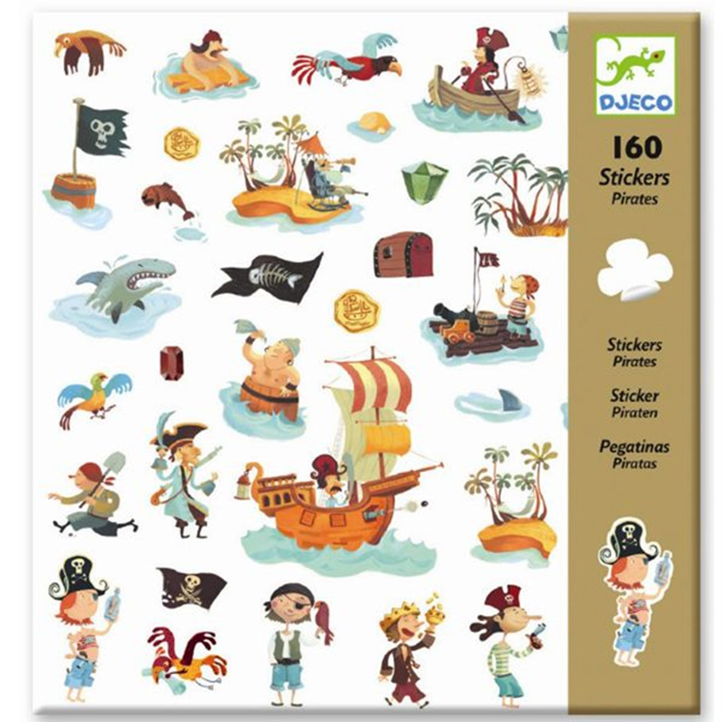 Djeco Stickers Pirates