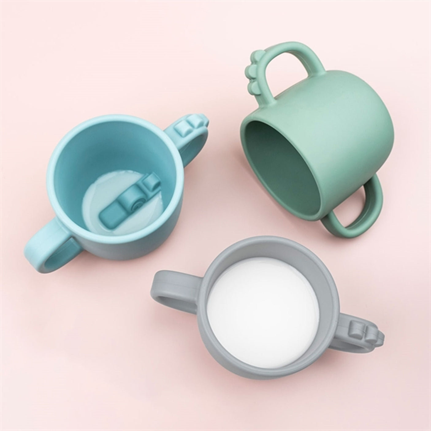 Done by Deer Peekaboo Cup Croco Grey